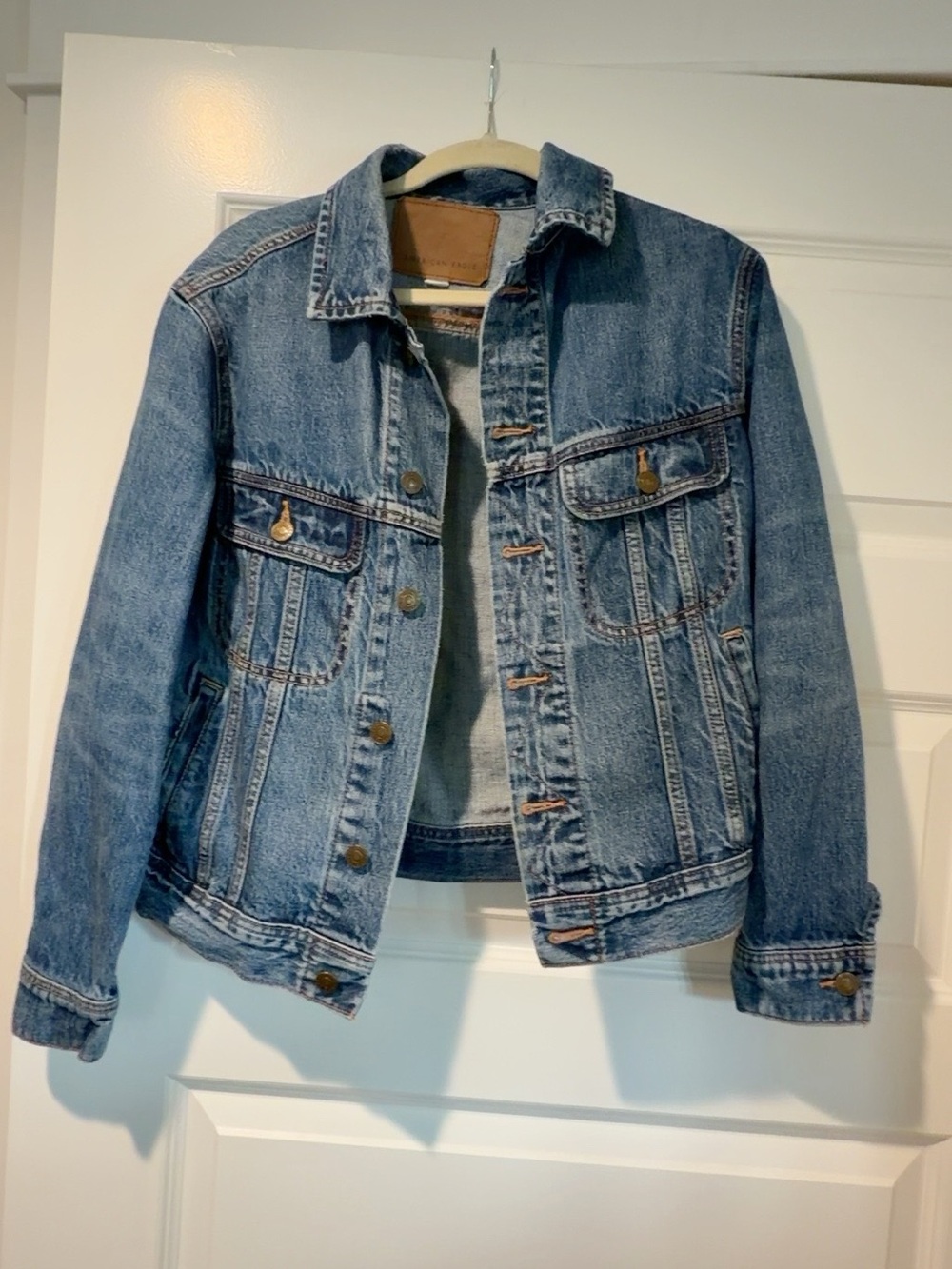 American Eagle Outfitters Light Blue Denim Jacket